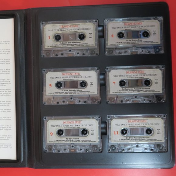 Dr. Wayne Dyer 1986 WHAT DO YOU REALLY WANT FOR YOUR CHILDREN 6 Cassette Tape - Picture 6 of 6